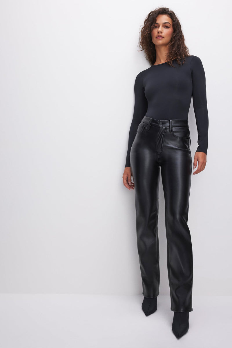 Good American Metallic Faux Leather Pants – Shop at the Mix