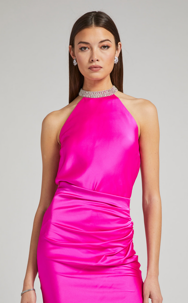 Ellis Satin Halter Top – Generation Love