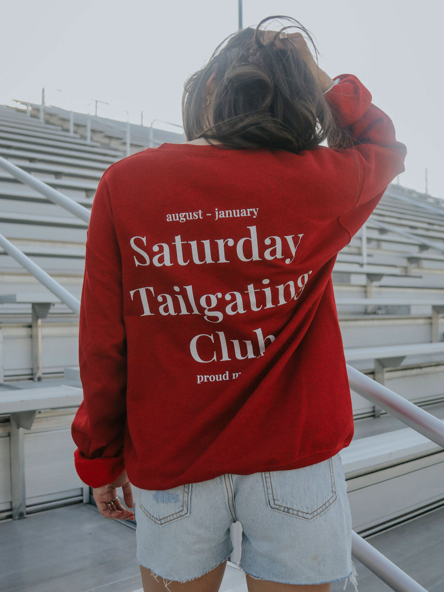 Red's Boutique Online Saturday Tailgating Cub Sweatshirt - Navy Small