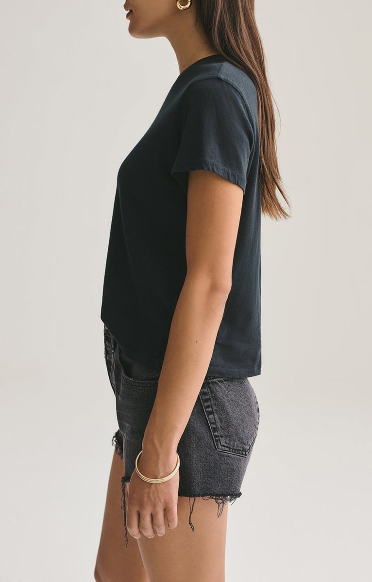 AGOLDE Linda Boxy Tee in Nocturne Shop at the Mix